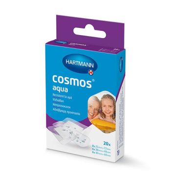 Hartmann Cosmos Aqua Непромокаем дишащ пластир за малки рани х20 броя