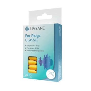 Livsane Тапи за уши от полиуретанова пяна х8 броя