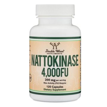 Натокиназа при тромбоза и нарушено кръвообращение 200 mg х120 капсули Double Wood
