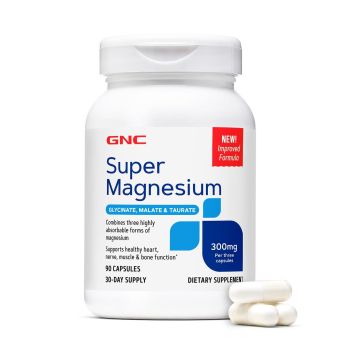 Супер магнезий 100 мг x90 капсули GNC