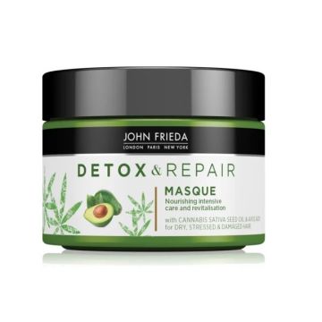 John Frieda Detox&Repair Интензивно подхранваща маска за суха и увредена коса х250 мл