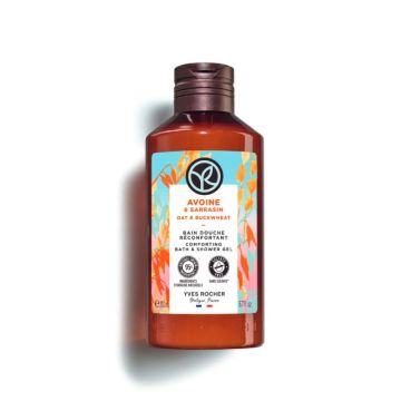 Yves Rocher Bain Nature Душ гел за тяло Овесено мляко и елда x200 мл