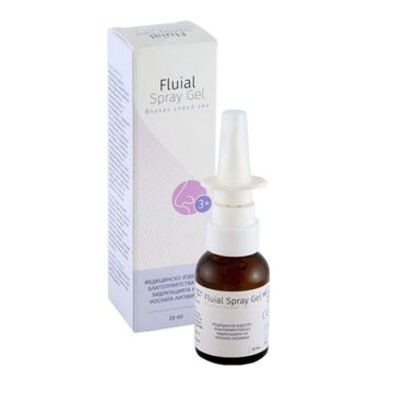 Флуиал хидратиращ спрей гел за нос със сребро и N-ацетилцистеин х20 ml Naturpharma