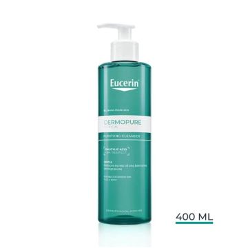 Eucerin DermoPure Clinical Измиващ гел за лице за мазна кожа х400 мл