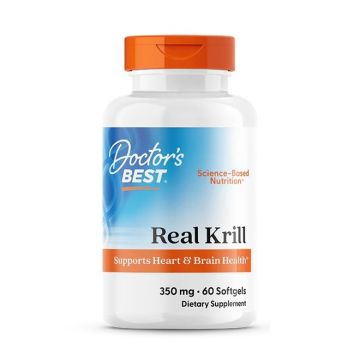 Real Krill масло от Крил 350 mg х60 меки капсули Doctor's Best
