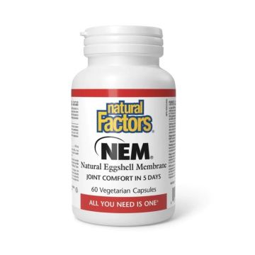 НЕМ Натурална яйчена мембрана за здрави стави 500 мг х60 капсули Natural Factors