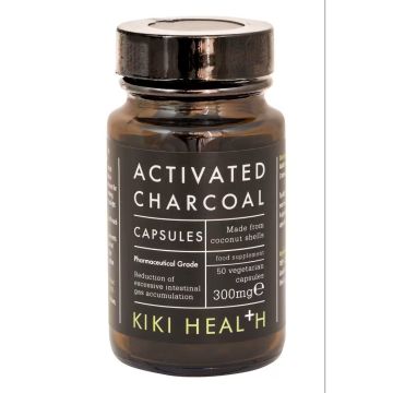 Активен въглен на прах 300mg х50 капсули Kiki Health