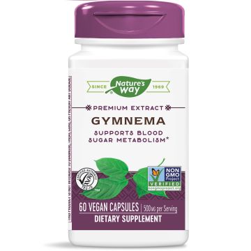 Гимнема при диабет и висока кръвна захар 310мг х60 капсули Nature's Way