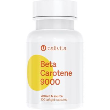 Бета каротин 9000IU х100 меки желатинови капсули Calivita