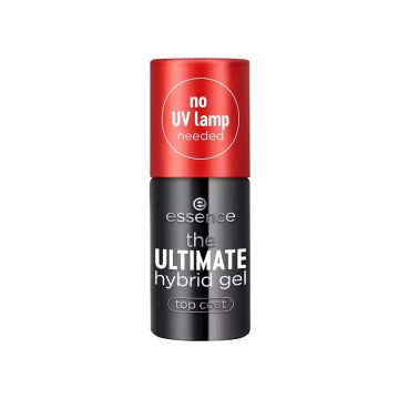 Essence Ultimate Hybrid Gel Top Coat Топ лак за нокти с хибриден гел ефект х8 мл