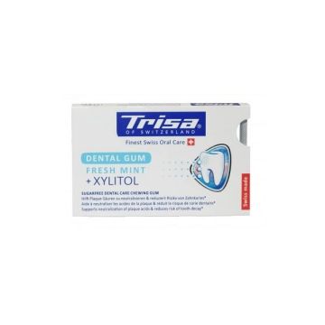 Trisa Freshmint Дентални дъвки с ксилитол x12 броя