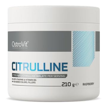Citrulline Цитрулин Малат на прах, с аромат на малина х210 г OstroVit