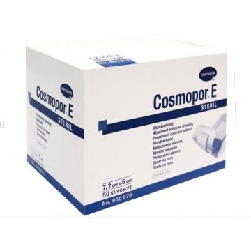 Hartmann Cosmopor E Стерилна самозалепваща еластична превръзка 7,2x5 см x50 броя