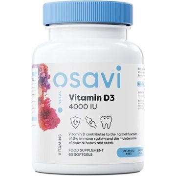 Витамин D3 4000IU х60 капсули Osavi