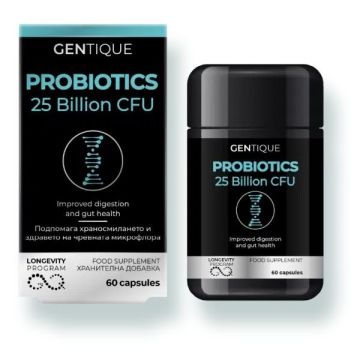 Probiotics Пробиотик за здравето на чревната микрофлора х60 капсули Gentique
