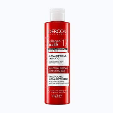 Vichy Dercos Collagen 17 Filler Ултра възстановяващ шампоан срещу косопад x200 мл