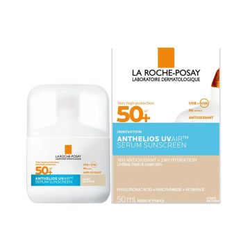 La Roche-Posay Anthelios UVAIR Слънцезащитен серум за лице SPF50+ х50 мл, Light Natural