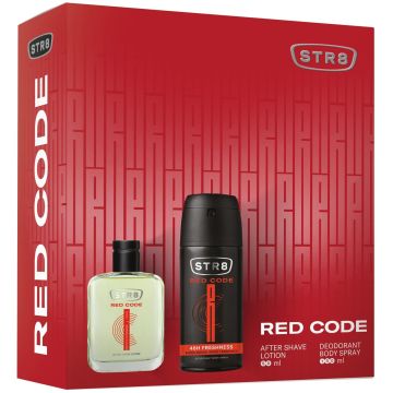 STR8 Red Code Промо комплект Лосион за след бръснене и Дезодорант спрей за тяло