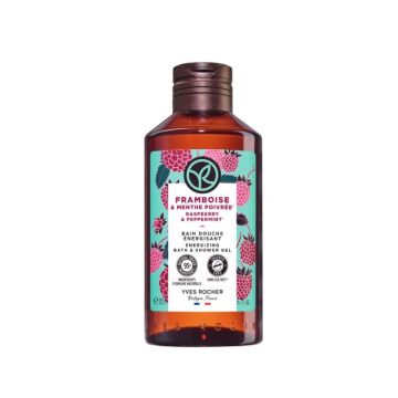 Yves Rocher Bain Nature Душ гел за тяло Малина и мента x200 мл