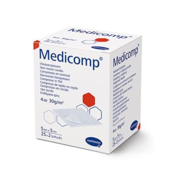 Hartmann Medicomp Стерилна марля 5х5см 25х2 броя