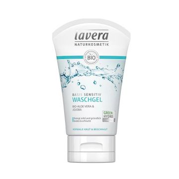 Lavera Basis Sensitive Измиващ гел за лице за нормална и комбинирана кожа x125 мл