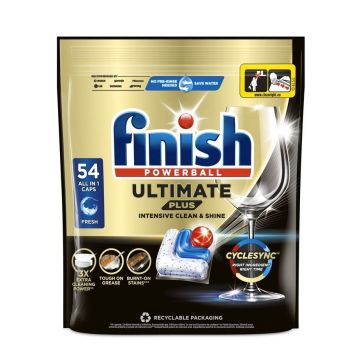 Finish Ultimate Plus Капсули за съдомиялна машина х54 броя