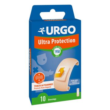 Urgo Ultra Protection Ултра предпазващи лепенки за рани x10 броя