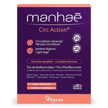 Manhae Circ Action за добра циркулация на кръвта х30 капсули Vitavea