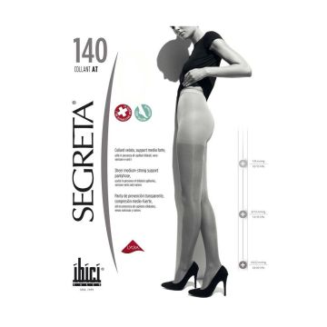 Segreta Collant AT 140 Дамски чорапогащник със средно-силна компресия, цвят Chamois, размер 4 х1 брой
