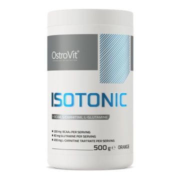 Изотоник на прах с BCAA, L-карнитин и L-глутамин, с аромат портокал х500 г OstroVit
