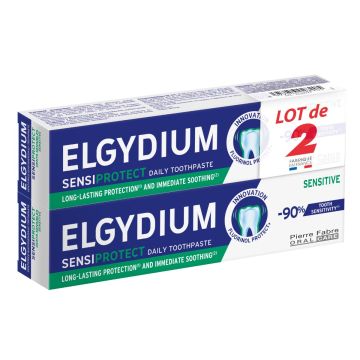 Промо комплект Elgydium Sensiprotect Паста за чувствителни зъби 2х75 мл
