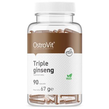 Женшен, троен комплекс х90 капсули OstroVit
