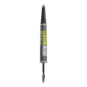 Maybelline Brow Inserts 2in1 Писалка с троен връх и гел за вежди с четка х1,25 мл, цвят 02 Soft Brown