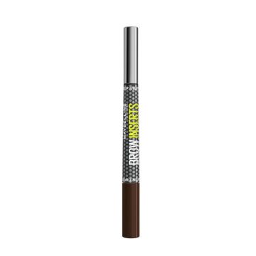 Maybelline Brow Inserts 2in1 Писалка с троен връх и гел за вежди с четка х1,25 мл, цвят 05 Deep Brown