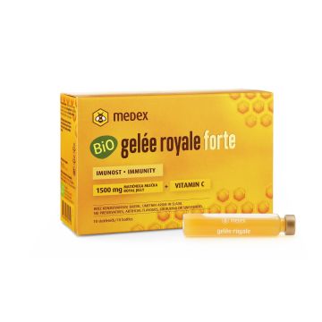 Bio gelée royale forte Био пчелно млечице 1500 mg х10 флакона Medex