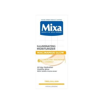 Mixa Niacinamide Glow Хидратиращ крем за лице x50 мл
