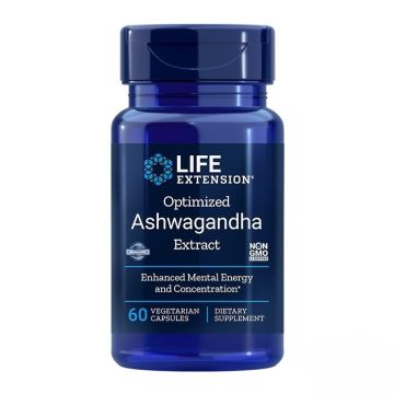 Ашваганда Стандартизиран екстракт 125 mg х60 капсули Life Extension