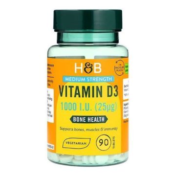 Витамин D 25мкг х90 таблетки Holland & Barrett