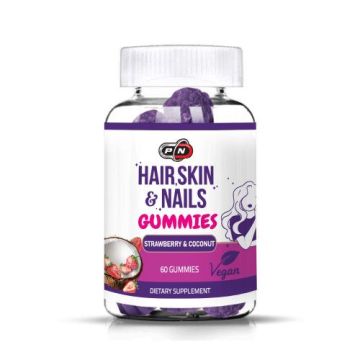 Коса, кожа и нокти, с плодов вкус х60 желирани таблетки Pure Nutrition