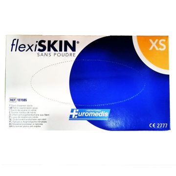 Flexiskin Нитрилни ръкавици без талк, размер XS х100 броя