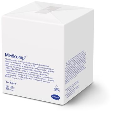 Hartmann Medicomp Нестерилни абсорбиращи компреси 10х10 см x100 броя