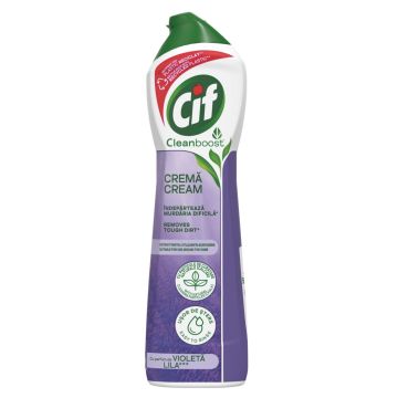 Cif Cleanboost Cream Lila Почистващ крем за повърхности x500 мл
