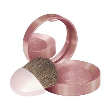 Bourjois Little Round Pot Руж за лице с огледало, 15 Rose Eclat