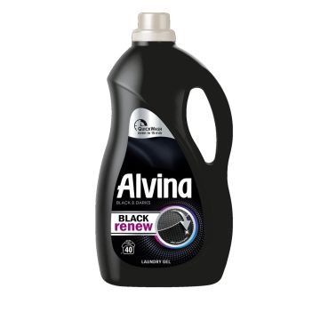 Alvina Black Renew Течен перилен препарат за черни дрехи х1,800, 40 пранета