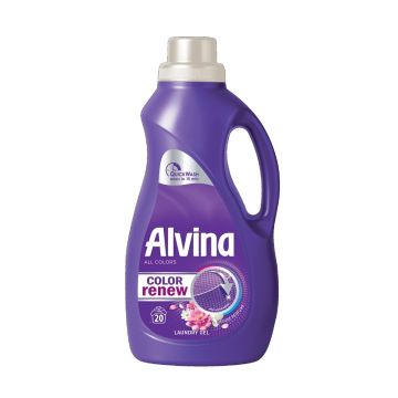 Alvina Color Renew Deluxe Perfume Течен перилен препарат за цветни дрехи х900 мл, 20 пранета