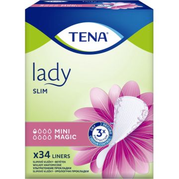 Tena Lady Slim Mini Magic Урологични превръзки, 1/2 капка х34 броя