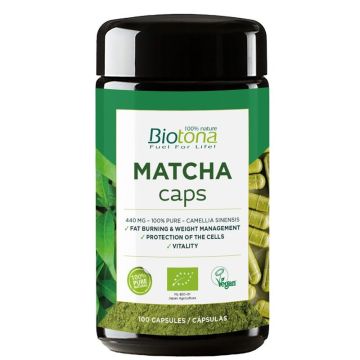 Матча за изгарянето на мазнините 440 мг х100 капсули Biotona