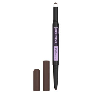 Maybelline Express Brow Satin Duo Молив за вежди с мек апликатор, 04 Dark Brown