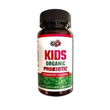 Био пробиотик за деца,  с вкус на ягода х30 дъвчащи таблетки Pure Nutrition