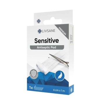 Livsane Sensitive Premium Пластир лента за чувствителна кожа 6см х 1м